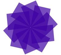 Paquete de 10 filtros de luz de gel, superposiciones de colores, corrección de iluminación, láminas de plástico de película de color transparente para Halloween, paisaje, luz LED o lectura (morado)
