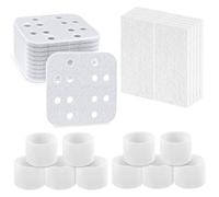 Paquete de 10 filtros de repuesto para humidificador, 10 almohadillas de absorción y 16 almohadillas de aroma, compatible con humidificador LEVOIT LV600S OasisMist450S
