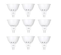 Paquete de 10, foco LED AC/DC12-24V MR16, lámpara sin luz estroboscópica | 4W/6W/8W 36/54/72LED-2835SMD(Warm White,4w)