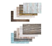 Paquete de 10 fondos de madera Caruba (5x2 capas planas)