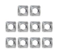 Paquete de 10 forros de estaño para estufa, a prueba de aceite, revestimientos para estufas para quemadores que garantizan un ambiente de cocina limpio, accesorios de cocina