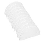 Paquete de 10 fundas de hombro para ropa, fundas de plástico para ropa, bolsas de ropa para almacenamiento de armario, abrigos, chaquetas, almacenamiento de armario de vestir