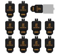 Paquete de 10 fundas de silicona para Bambu Lab P2S, cubierta de silicona para bloque calefactor del extrusor, boquilla para cabezal de impresión 3D, accesorios de protección para extrusor