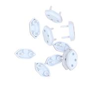 Paquete de 10 fundas protectoras para enchufes infantiles, de fácil acceso para adultos, para uso doméstico y guardería