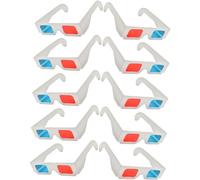 Paquete de 10 gafas de cine con estilo 3D para niños y niñas, amigos y familia.