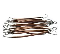 Paquete de 10 ganchos elásticos para el cabello, coleteros coloridos y cómodos accesorios para el cabello