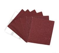 Paquete de 10 hojas de papel de lija abrasivo de 110 x 100 mm con múltiples granos 60# 1000# para pulir madera, metal, muebles, coche, barco y eliminación de óxido (80#)