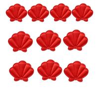 Paquete de 10 horquillas de tela suave hechas a mano, suministros de manualidades para adolescentes, niñas, mujeres, accesorios de costura, decoración de conchas marinas