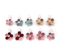 Paquete de 10 Horquillas Florales para Mascotas, Bonitos Lazos para Perros y Lazos para el Pelo, Pinzas de Aseo para Cachorros, Gatos, Animales pequeños, espectáculo de Mascotas,