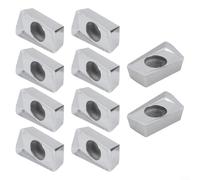 Paquete de 10 insertos de fresado de carburo APKT1604PDFR-G2 para aluminio y cobre, puntas de torneado de acabado a granel, alternativa de acero alto para mecanizado no ferroso