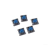 Paquete de 10 interruptores táctiles lineales de perfil bajo para teclados mecánicos, 100 millones de pulsaciones de teclas, compatibles con Steelseries y Varmilo (azul)