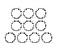 Paquete de 10 juntas de aplastamiento para tapón de drenaje de aceite de 20 mm de diámetro interior, repuesto para OE 803916010, aleación de aluminio de primera calidad, sello