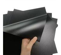 Paquete de 10 láminas de PP esmerilado negro A4, 210 x 297 mm, 0,3-2 mm | Paneles for corte láser, bricolaje e industria(Thick:1.5mm)