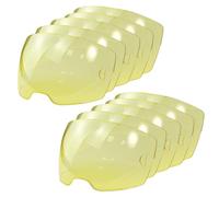 Paquete de 10 lentes de cubierta ámbar 0700000803 para casco de soldadura Sentinel A50