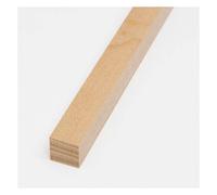 Paquete De 10 Listones Cuadrados De Madera De Haya-9x9 Mm-Largo 15 Cm