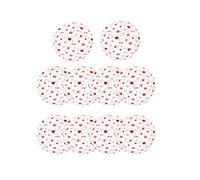 Paquete de 10 luces de papel con diseño de corazón con diseño de corazón para romance, día de San Valentín, ambientes, configuraciones de propuesta