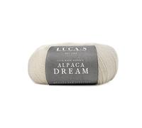 Paquete de 10 madejas de lana Luca-S Alpaca Dream, lana súper suave de alpaca, 50g - 100m lana de calibre Worsted, 100% lana de alpaca bebé para tejer y crochet