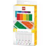 Paquete de 10 marcadores de colores LEGO, 10 MARCADORES LEGO, EDICIÓN LIMITADA
