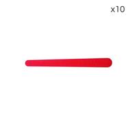 Paquete de 10 mini limas finas desechables de doble cara 180/220