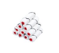 Paquete de 10 mini rodillos de microfibra de pelo medio ProDec Advance de 4 pulgadas para un acabado liso Pintar con pinturas de emulsión y tintes de madera en paredes interiores, techos y madera