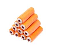 Paquete de 10 mini rodillos de pintura Flock ProDec Advance de 4 pulgadas para un acabado ultrasuave con pinturas brillantes y satinadas en rodapiés, alféizares de ventanas, puertas de paneles