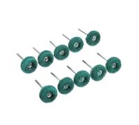 Paquete De 10 Minicepillos Abrasivos De Nailon For Pulir Y Pulir Con Vástago De 3 Mm, Compatibles Con El Juego De Accesorios For Herramientas Rotativas Dremel.(Green)