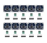 Paquete de 10 módulos de detección de corriente CC bidireccional INA219 0-26V Rango 3-5V Interfaz I2C para cero para deriva para monitoreo de sistema integrado