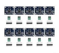 Paquete de 10 módulos Ina219 para monitoreo bidireccional de corriente CC con interfaz I2c y amplio rango de voltaje adecuado para sistemas Arduino y Pi