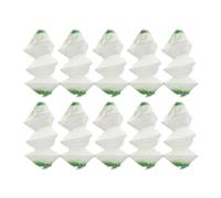 Paquete de 10 pantallas plegables de triple capa para lámparas Coleman, lámparas de propano, lámparas de presión y lámparas de queroseno con clip de acero y fijación de cuerda (cuerda)