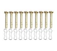 Paquete de 10 pasadores de corte 738-04155, para sopladores de nieve Craftsman, piezas de soplador de nieve para sopladores de nieve Craftsman, fácil instalación