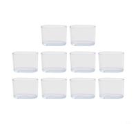 Paquete de 10 patas ovaladas de goma para patas de mesa, protectores de suelo que no dejan marcas, compatibles con madera dura, madera, azulejos, suelos de vinilo, fundas para patas de escritorio