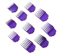 Paquete De 10 Peines Guía Con Protectores Magnéticos For Cortadora, Compatibles Con La Mayoría De Las Máquinas, Andis, Master, MLC, MBA, MC-2 Y ML.