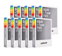 Paquete de 10 películas instantáneas Polaroid en blanco y negro para I-type