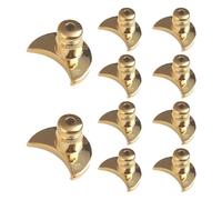 Paquete de 10 pendientes de metal para orejas caídas, dije de bloqueo seguro para mujer y aretes pesados de repuesto