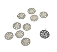 Paquete de 10 piezas 30 mm 8 hoyos hoja de sierra circular de diamante hoja de corte con 2 piezas mandriles para herramienta rotativa