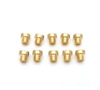 Paquete de 10 piezas de boquilla de inyector de carburador principal M6 M5 de 6 mm y 5 mm de rosca for DellOrto BGM Motoforce, tamaño 50-200(135-158 (M6))