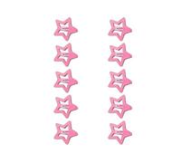 Paquete de 10 pinzas para el pelo en forma de estrella, elegantes pinzas fluorescentes en forma de estrella para novia, fotografía, cola de caballo, tiaras