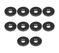 Paquete de 10 placas de presión angulares inoxidables con diseño de tuerca hexagonal para herramientas de 100 mm, construcción precisa de aleación de acero, bridas hexagonales