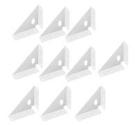 Paquete De 10 Prácticos Soportes Esquina Acero Inoxidable Accesorio Para Mejorar La Integridad Estructural Sillas Y Estantes.