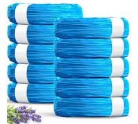 Paquete de 10 recambios de cubo de pañales de 10 m de largo, bolsas de repuesto perfumadas, bolsas de eliminación de cubos de pañales con capacidad para 640 pañales compatibles con Angelcare Tommee