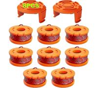 Paquete de 10 recambios de hilo de repuesto para recortadora Worx de 0,065 pulgadas WA0010