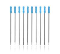 Paquete De 10 Recambios De Metal Azul, Recambios De Repuesto Para Bolígrafo, Suministros De Oficina Y Escuela, Accesorios Para Bolígrafo, Papel De Aprendizaje