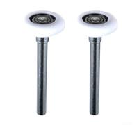 Paquete de 10 rodillos de nailon para puerta de garaje con rodamientos dobles sellados 6200-ZZ para clima frío para aplicaciones residenciales (70 x 190)