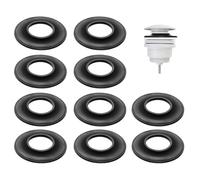 Paquete de 10 sellos de goma resistentes que garantizan un ahorro de agua de fugas y excelente para sistemas de adaptador de llenado de inodoro