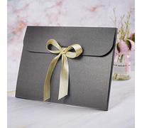 Paquete de 10 sobres de regalo con lazo para tarjetas de regalo de cumpleaños, invitaciones de bebé, despedida de soltera y graduación.