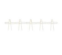Paquete de 10 Soportes para Páginas de Libros, para Libros de Partituras de Piano, Soporte único para Marcapáginas con Estructura Confiable, Clips de Soporte de Música de (GOLD)