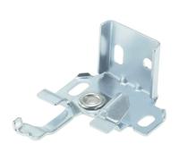 Paquete de 10 soportes resistentes para persianas romanas, clips de montaje de metal resistentes para riel superior de 25 mm