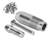 Paquete de 10 tetinas de Agua para Pollo de Acero Inoxidable, Bebedero automático para Aves de Corral, Conjunto de Bebida sin Fugas para Pollos