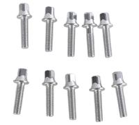 Paquete de 10 tornillos de reparación de tambor, accesorios adecuados para mantenimiento y reparación de instrumentos musicales