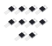 Paquete de 10 transistores MOSFET IRF540N de 33 amperios y 100 V de canal MOSFET de potencia aplicable para amplificador de potencia de tolerancia de alto voltaje